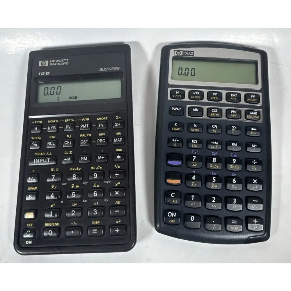 HP 10B & HP 10B II Financial Calculators - Work